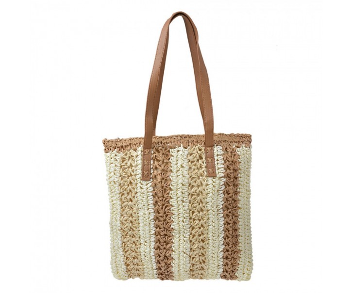 Béžová plážová taška kabelka Beach Bag - 36*2*40 cm