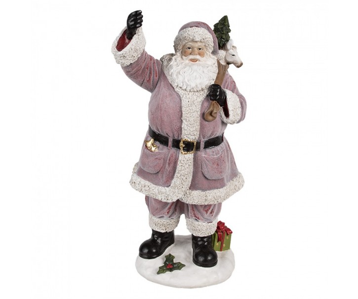 Dekorace figurka Santa s pytlem dárků - 24*19*43 cm