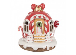 Perníkový domek s Led světýlky Gingerbread House - 14*12*14 cm/ 3*AAA