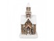 Vánoční perníková chaloupka s Led světýlky Gingerbread House - 13*11*25 cm