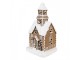 Vánoční perníková chaloupka s Led světýlky Gingerbread House - 13*11*25 cm