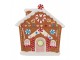 Dezertní keramický talířek perníková chaloupka Gingerbread House - 20*21*2 cm