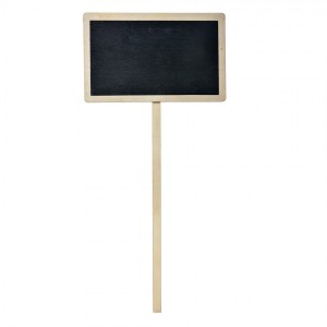 Dřevěný zápich popisovač rostlin s tabulkou - 16*1*35 cm