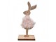 Dřevěná dekorace králíček Lapin Boisé - 5*4*12 cm Clayre & Eef