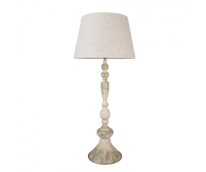 Kovová béžová stolní vintage lampa Eléonore - Ø 38x88 cm