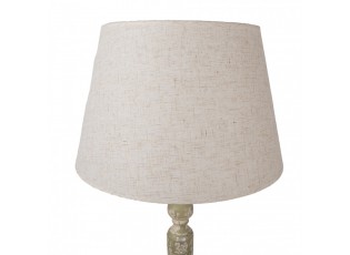 Kovová béžová stolní vintage lampa Eléonore - Ø 38x88 cm