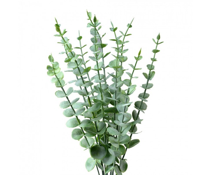 Dekorace zelená umělá rostlina eucalyptus - 10*8*50 cm