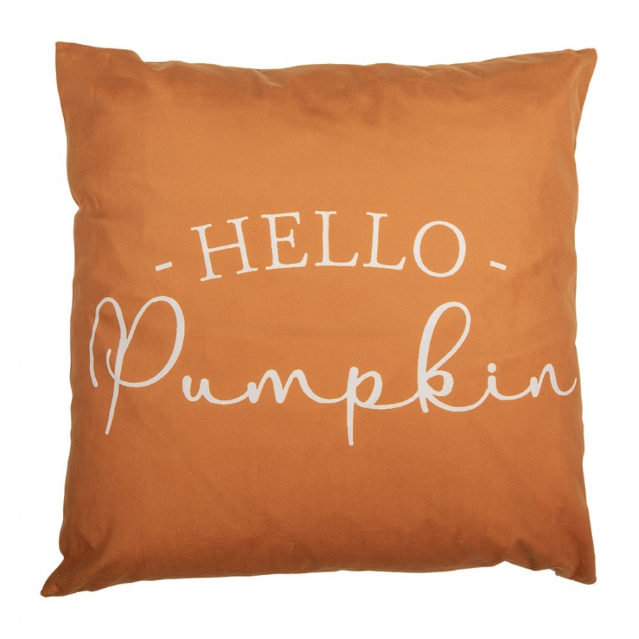 Béžovo-oranžový povlak na polštář s dýněmi Pumpkin Patch - 45*45 cm
