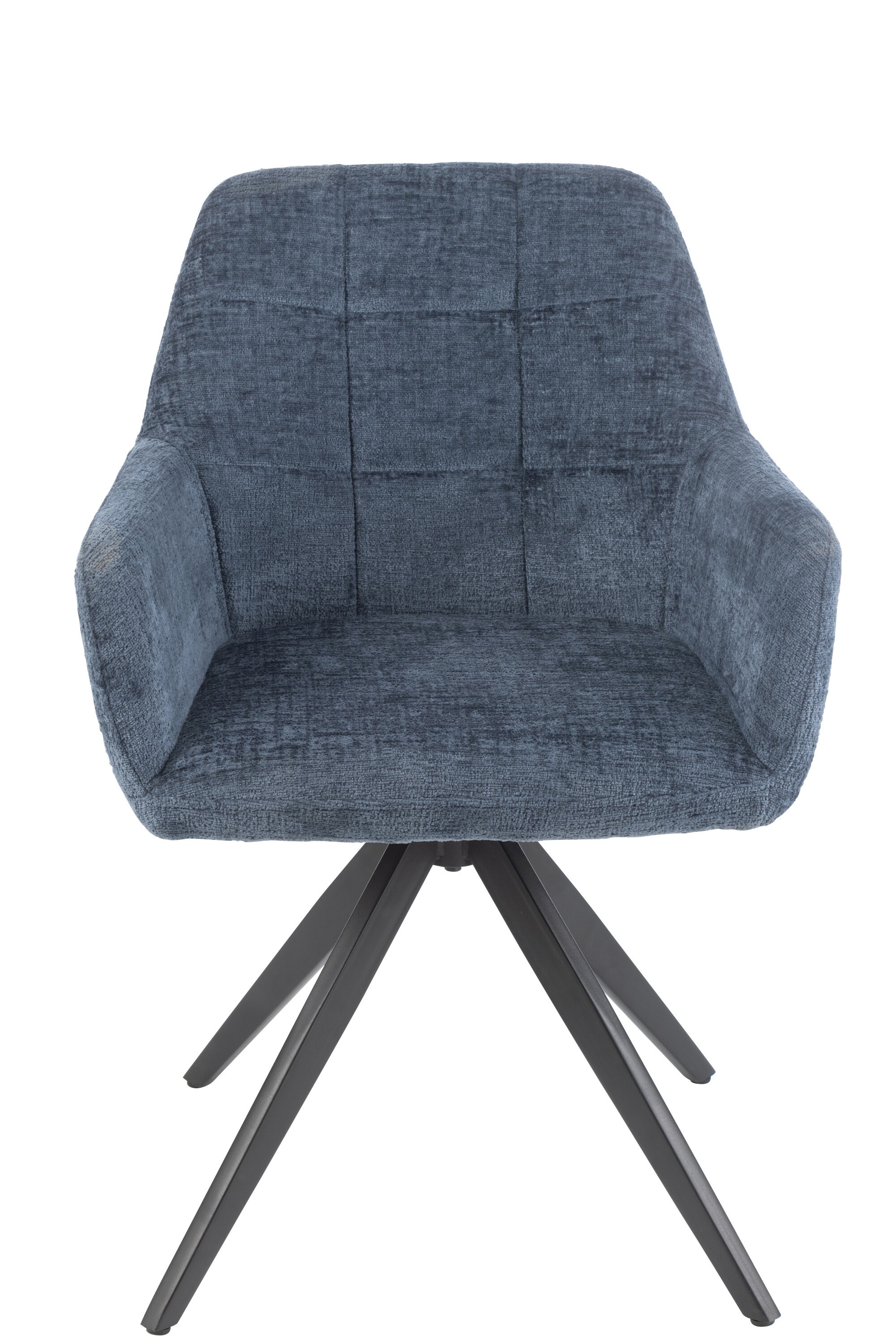Modrá jídelní židle Louna - 56*58*85 cm