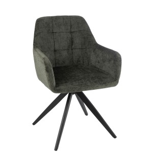 Zelená jídelní židle Louna - 56*58*85 cm