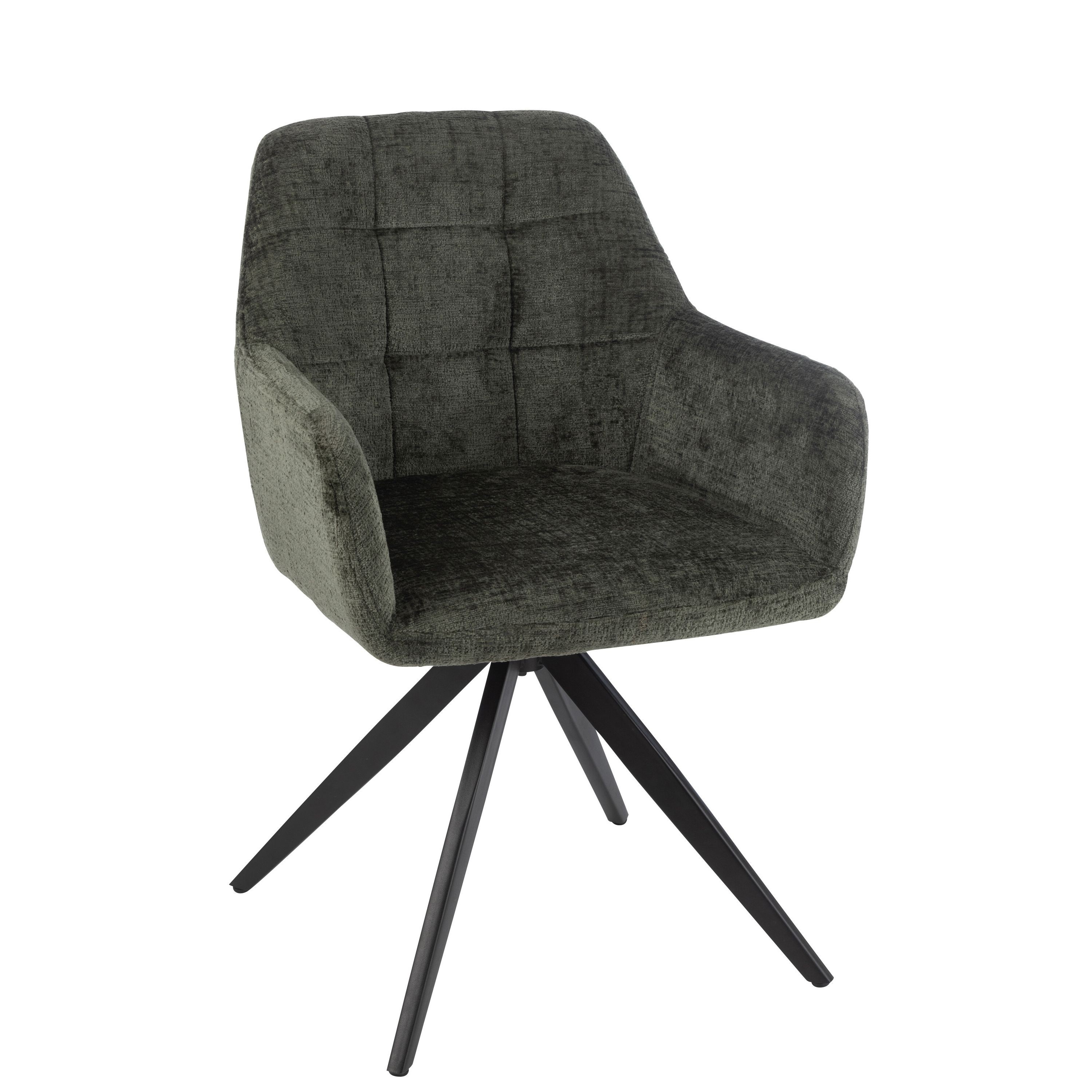 Zelená jídelní židle Louna - 56*58*85 cm