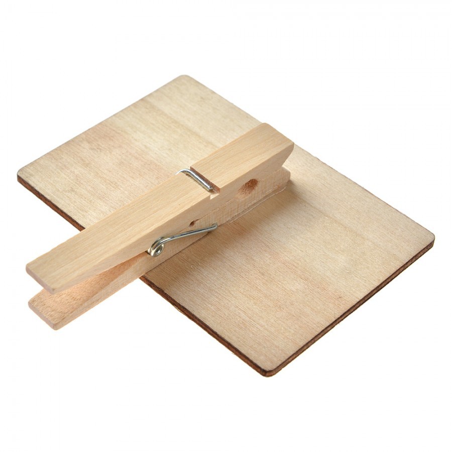 Malý dřevěný kolíček s tabulkou - 8*2*8 cm