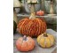 Set 3ks keramická oranžová dekorace dýně Pumpkin - Ø 5*4 cm 