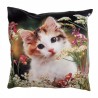 Povlak na polštář s koťátkem na louce - 45*45 cm
