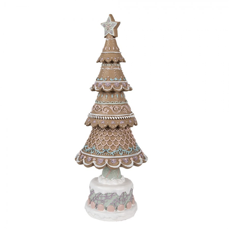 Dekorace vánoční perníkový stromek Gingerbread Tree - Ø 16*42 cm