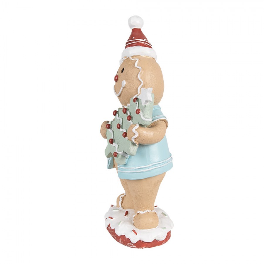 Vánoční dekorace perníček se stromečkem Gingerbread Man - 11*8*25 cm