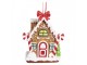 Závěsná ozdoba perníková chaloupka Gingerbread House - 7*5*9 cm