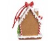 Závěsná ozdoba perníková chaloupka Gingerbread House - 7*5*9 cm