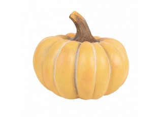 Žluooranžová dekorace dýně Pumpkin - Ø 28*23 cm