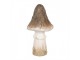 Béžovo-hnědá keramická dekorace houba Mushroom - Ø 12*22 cm