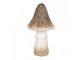 Béžovo-hnědá keramická dekorace houba Mushroom - Ø 12*22 cm