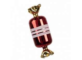 Christmas Ornament ? 5x14 Cm Red Glass Christmas Tree Decorations - 5,00 cm