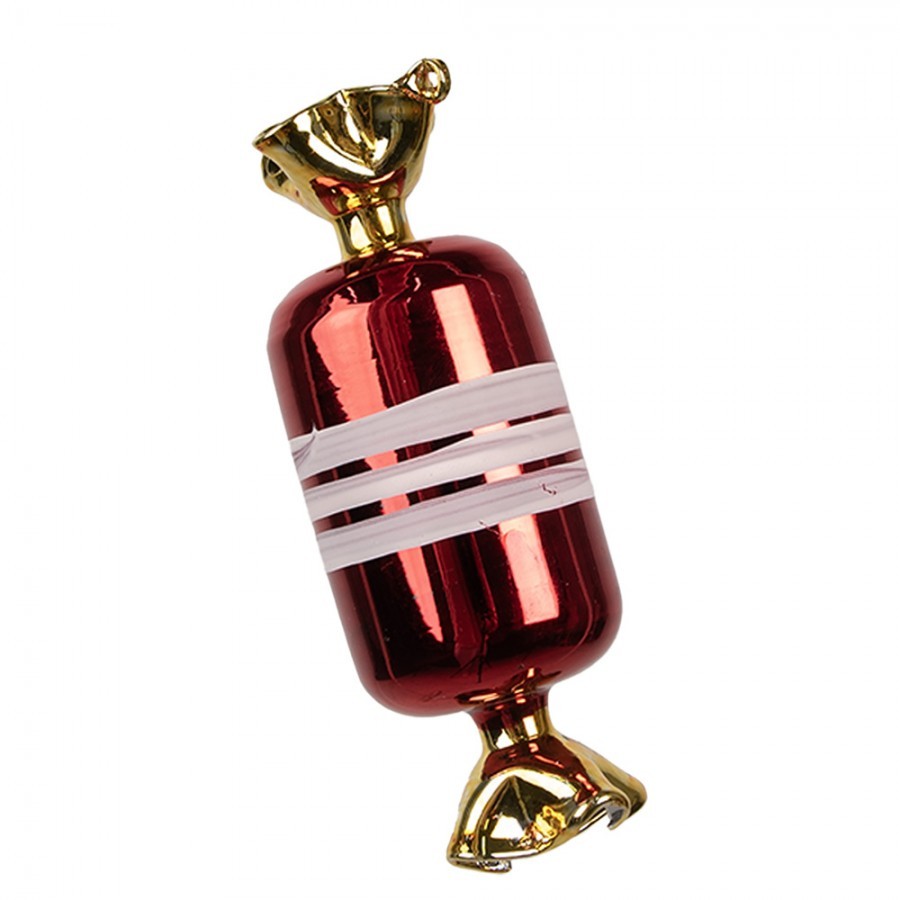 Christmas Ornament ? 5x14 Cm Red Glass Christmas Tree Decorations - 5,00 cm