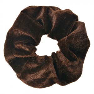 Hnědá gumička do vlasů