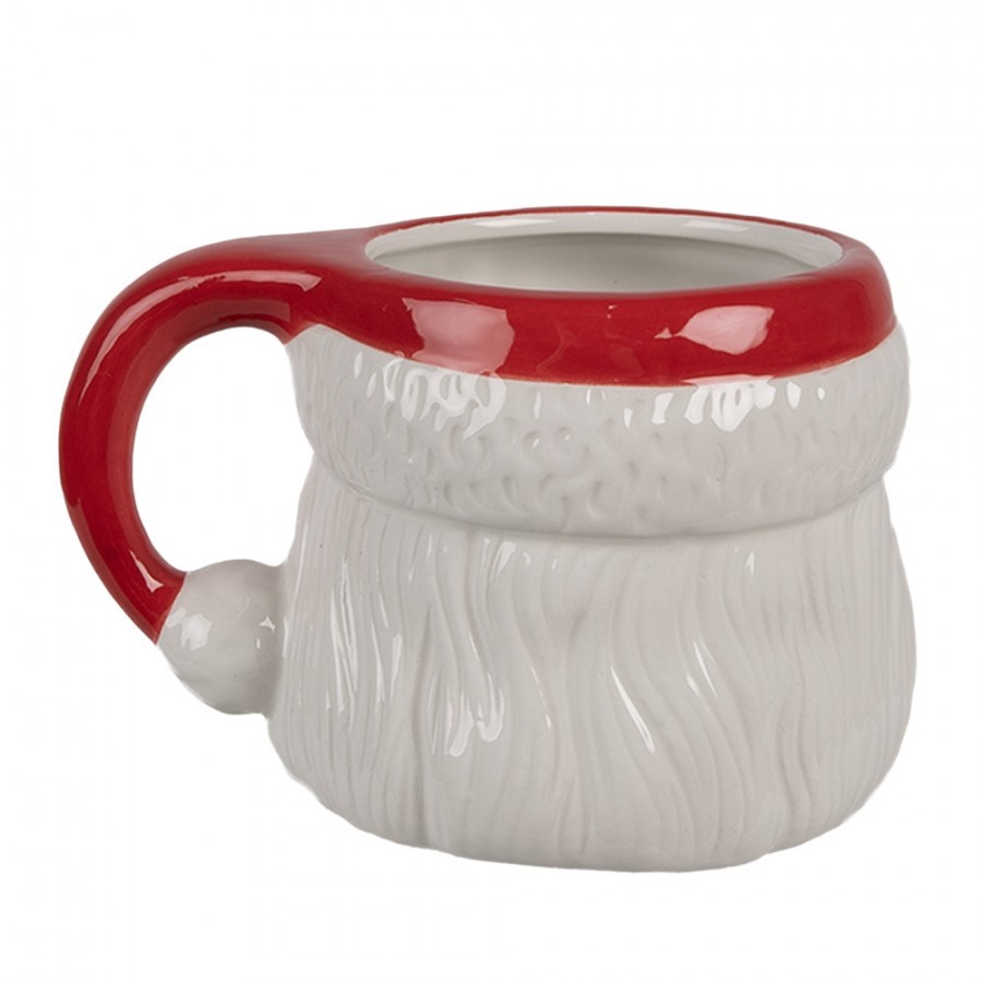 Keramický hrnek hlava Santa - 14*11*9 cm / 400 ml