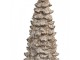 Béžová dekorace vánoční stromek Christmas Tree - Ø 13*30 cm