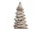 Béžová dekorace vánoční stromek Christmas Tree - Ø 9*18 cm