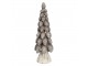 Hnědá dekorace vánoční stromek se šiškami Christmas Tree - Ø 8*24 cm