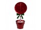 Christmas Decoration Lollipop 12x9x26 Cm Red Metal - 12*9*26 cm Clayre & Eef