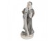 Christmas Decoration Figurine Santa Claus 20 Cm Silver Colored Plastic - 11*9*20 cm Clayre & Eef