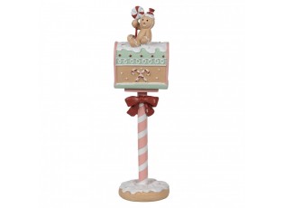 Vánoční dekorace schránka s perníčkem Gingerbread Mailbox - 11*10*36 cm