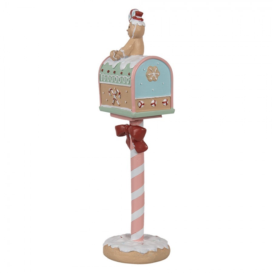 Vánoční dekorace schránka s perníčkem Gingerbread Mailbox - 11*10*36 cm