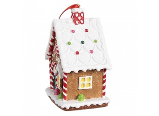 Závěsná ozdoba perníková chaloupka Gingerbread House - 7*5*9 cm