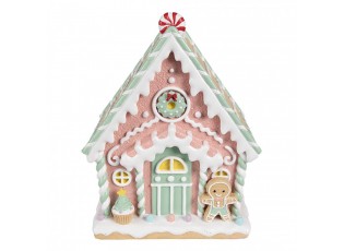 Barevná perníková chaloupka Gingerbread House - 20*16*25 cm