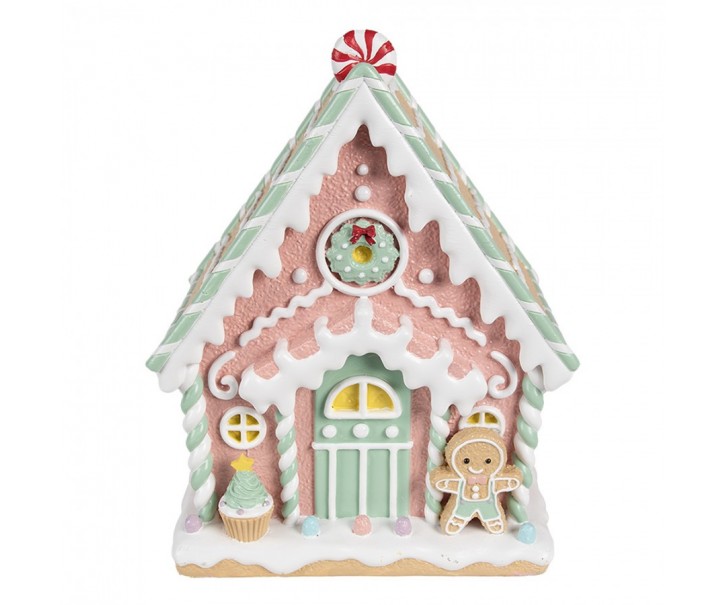 Barevná perníková chaloupka Gingerbread House - 20*16*25 cm