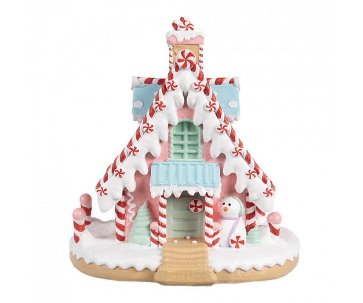 Barevná perníková chaloupka Gingerbread House - 16*13*15 cm