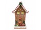 Hnědá perníková chaloupka Gingerbread House - 18*14*31 cm