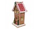 Hnědá perníková chaloupka Gingerbread House - 18*14*31 cm