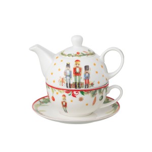 Tea for One s Louskáčky Chris Nutc v dárkové krabičce - 16*14*13 cm / 420 ml