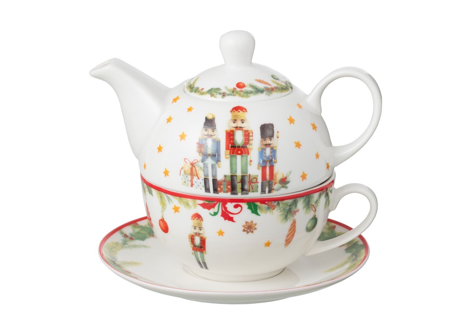 Tea for One s Louskáčky Chris Nutc v dárkové krabičce - 16*14*13 cm / 420 ml