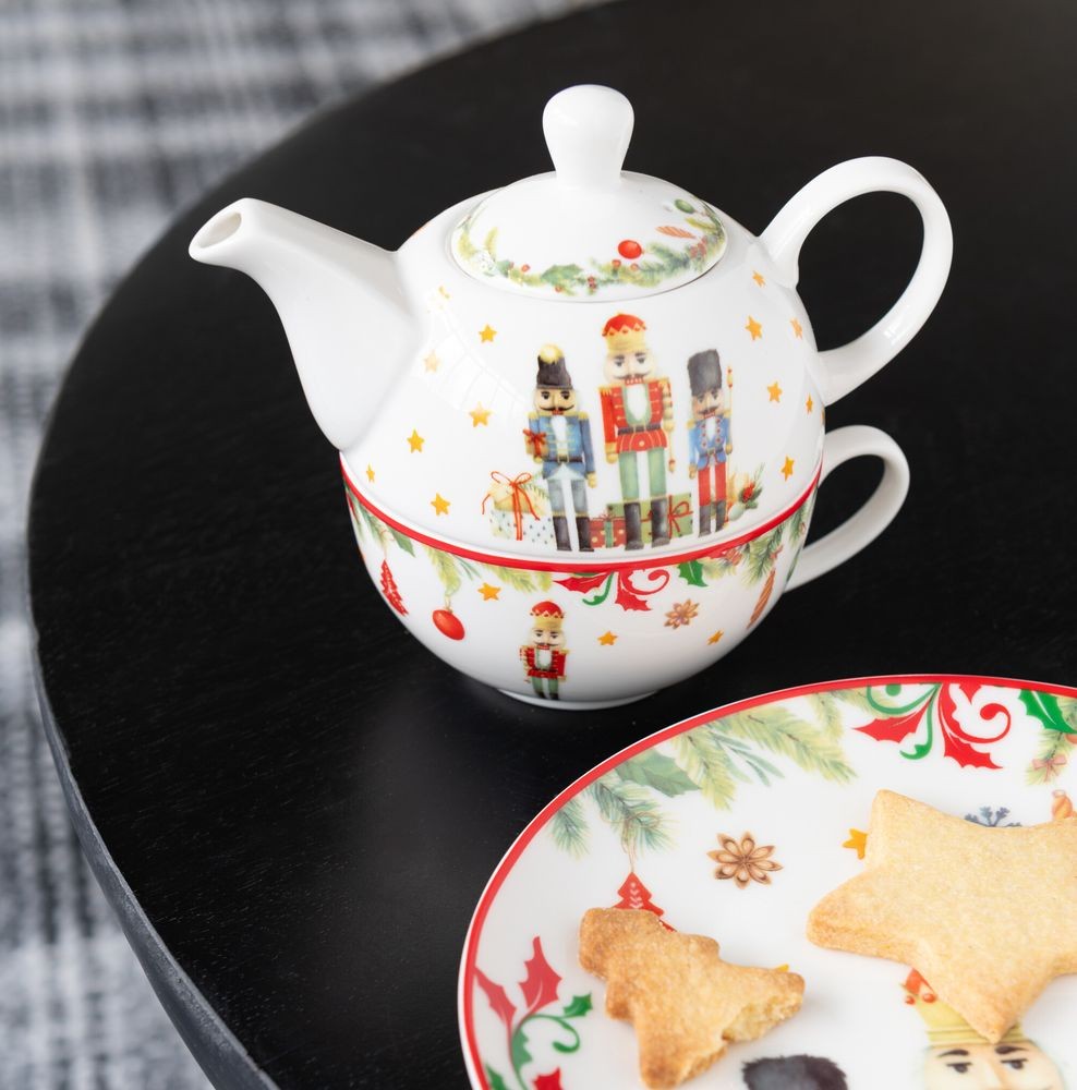 Tea for One s Louskáčky Chris Nutc v dárkové krabičce - 16*14*13 cm / 420 ml