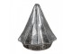 Christmas Decoration With LED Lighting Christmas Tree ? 14x16 Cm Silver Colored Glass - 14,00 cm Clayre & Eef