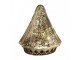 Christmas Decoration With LED Lighting Christmas Tree ? 14x16 Cm Silver Colored Glass - 14,00 cm Clayre & Eef
