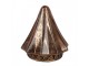 Christmas Decoration With LED Lighting Christmas Tree ? 14x16 Cm Copper Colored Glass - 14,00 cm Clayre & Eef