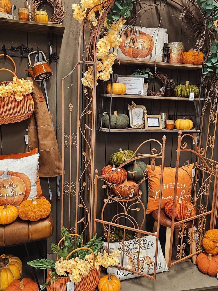 Tmavě zelená látková dekorace dýně Pumpkin XL - Ø 20*14 cm 