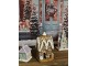 Růžovo-modrý pastelový perníkový zámek Gingerbread House - 27*18*42 cm Clayre & Eef